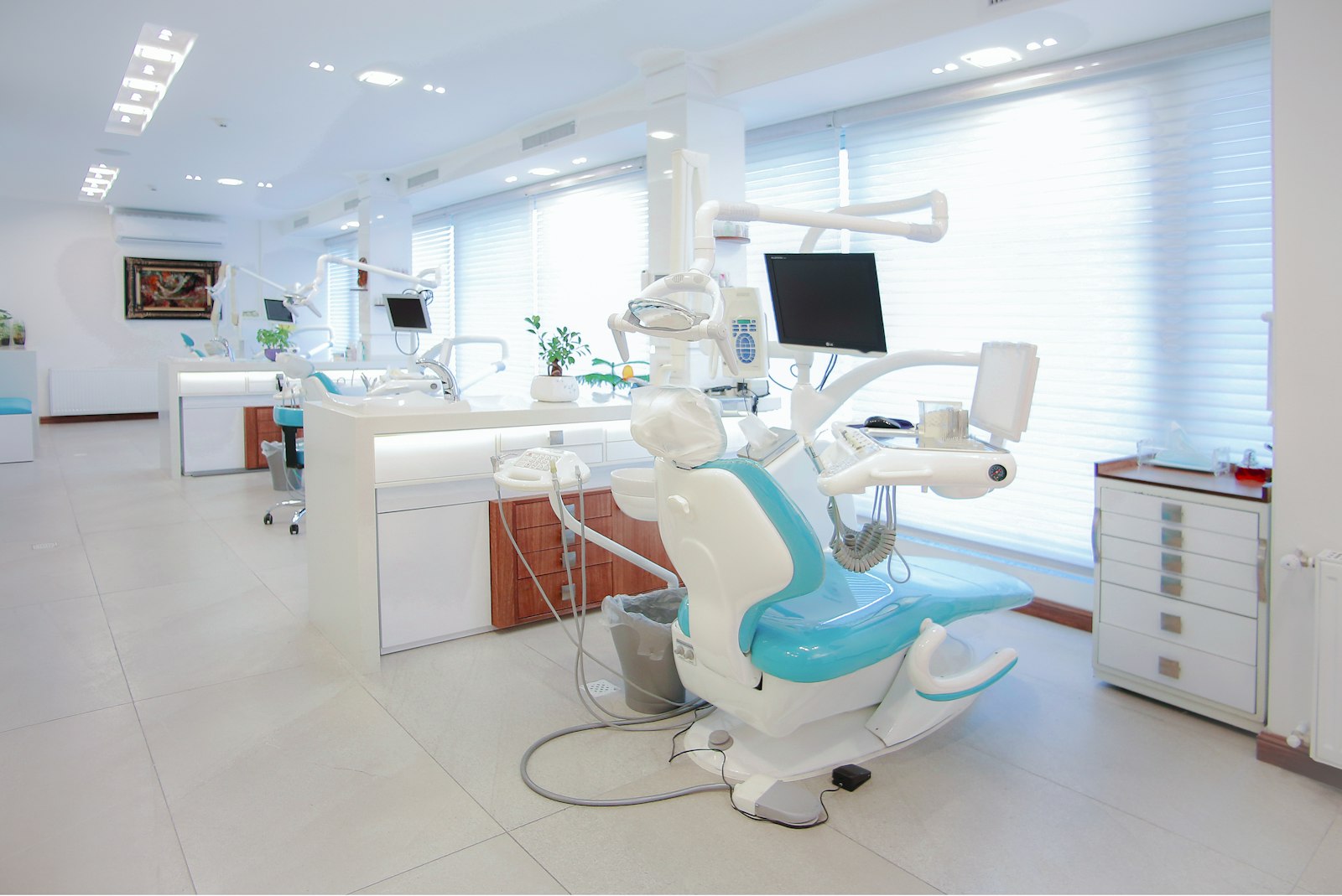 Dental hygienist preparing for a gentle cleaning