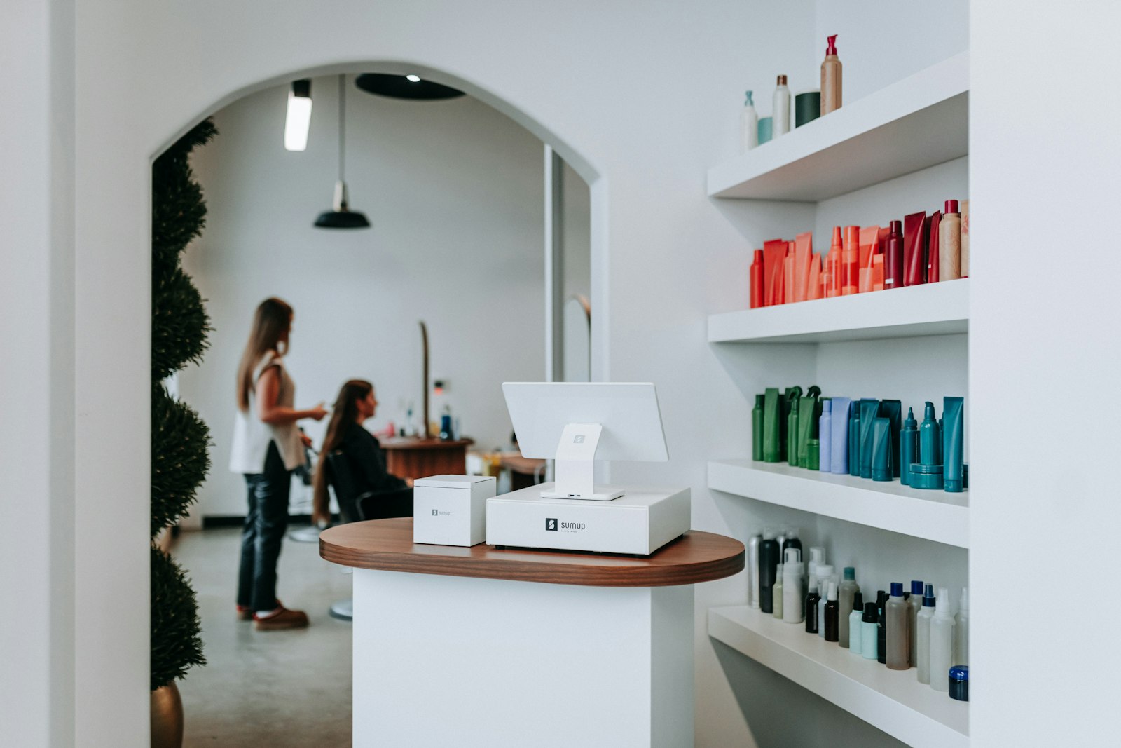Hair styling at Tonic Hair Studio